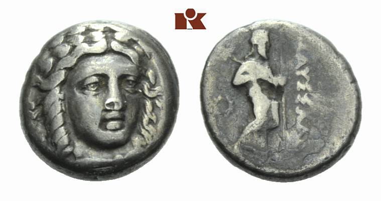 CARIA Maussolos, 377-353 v. Chr., Satrap. AR-Drachme;