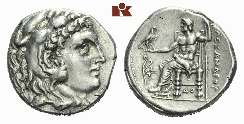 MACEDONIA KÖNIGREICH. Alexander III., 336-323 v. Chr. AR-Tetradrachme, posthum, 310/290 v. Chr., Korinth;
