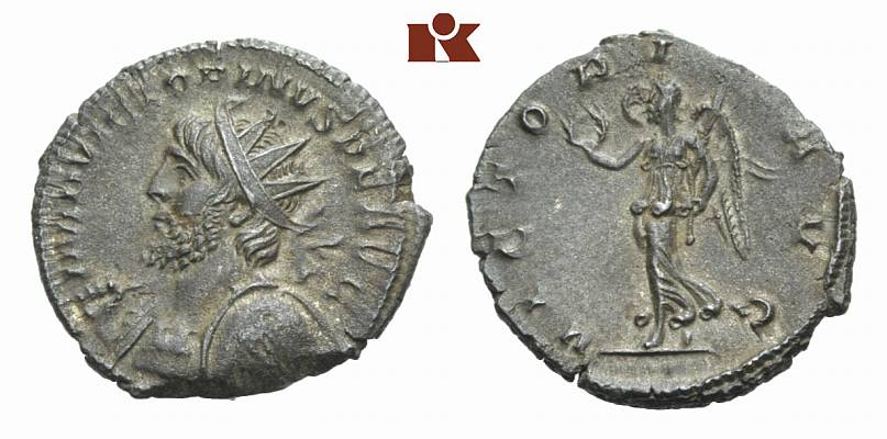 MÜNZEN DER RÖMISCHEN KAISERZEIT Victorinus, 269-271. Æ-Antoninian 269/270, Treveri, 4. Emission;