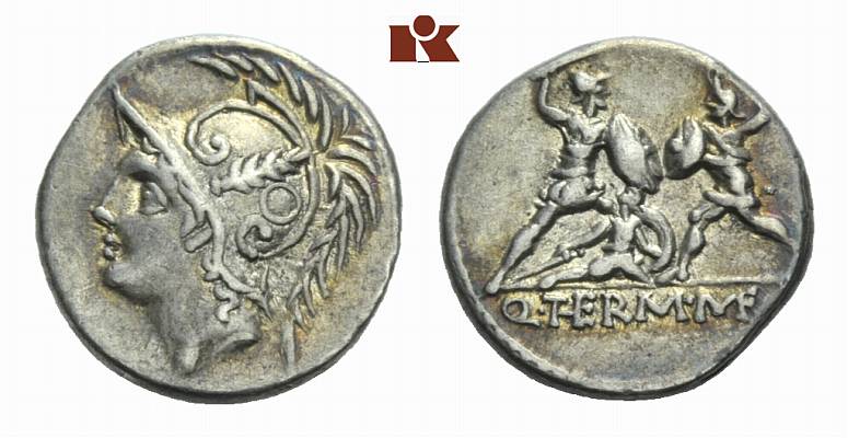 MÜNZEN DER RÖMISCHEN REPUBLIK AR-Denar, 103 v. Chr., Rom,