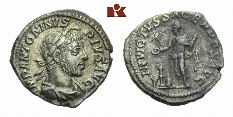 MÜNZEN DER RÖMISCHEN KAISERZEIT Antoninus IV. Elagabal, 218-222. AR-Denar, 220/222, Rom;