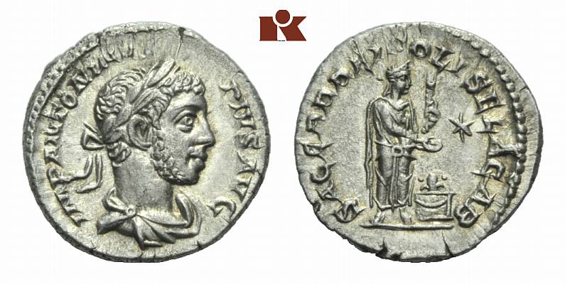 MÜNZEN DER RÖMISCHEN KAISERZEIT Antoninus IV. Elagabal, 218-222. AR-Denar, 220/222, Rom;