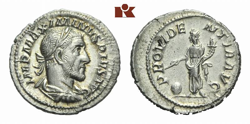 MÜNZEN DER RÖMISCHEN KAISERZEIT Maximinus I. Thrax, 235-238. AR-Denar, 235/236, Rom;