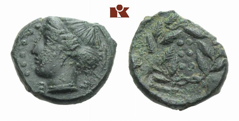 SICILIA HIMERA. Æ-Hemilitra, nach 405 v. Chr.;
