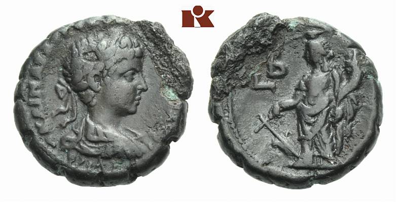 MÜNZEN DER RÖMISCHEN KAISERZEIT Severus Alexander, 222-235. B-Tetradrachme, Jahr 2 (= 222/223), Alexandria (Aegyptus);