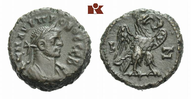 MÜNZEN DER RÖMISCHEN KAISERZEIT Probus, 276-282. B-Tetradrachme, Jahr 7 (=281/282), Alexandria (Aegyptus);