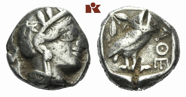 ATTICA ATHEN. AR-Tetradrachme, um 425 v. Chr.;