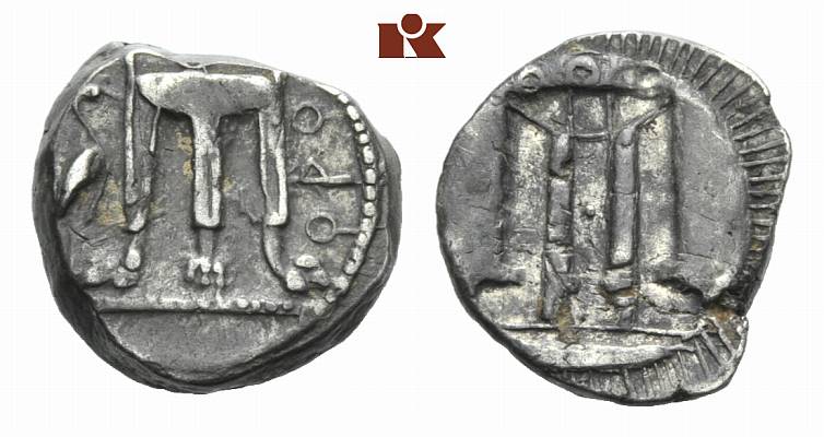 BRUTTIUM KROTON. AR-Stater, 480/430 v. Chr.;