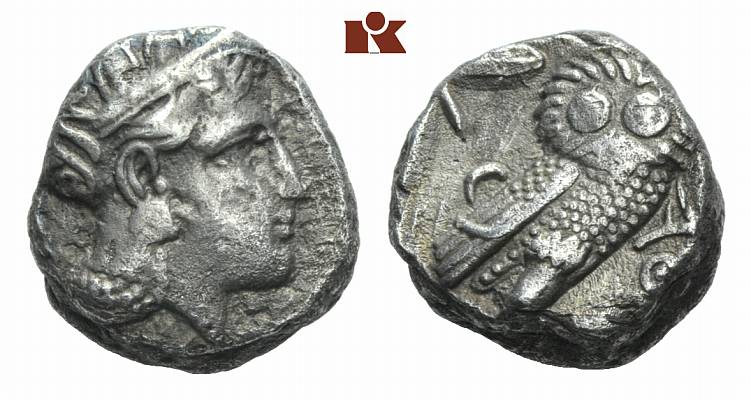ATTICA ATHEN. AR-Tetradrachme, 3./2. Jahrhundert v. Chr.;