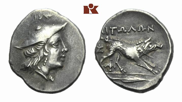 AITOLIA Liga, 279-168 v. Chr. AR-Hemidrachme, 205/150 v. Chr.;