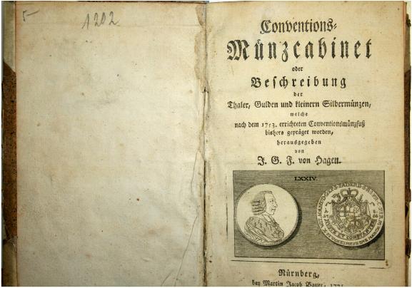 BIBLIOPHILE WERKE HAGEN, J.G.F. von