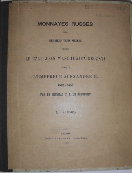 BIBLIOPHILE WERKE SCHUBERT, T.F. von