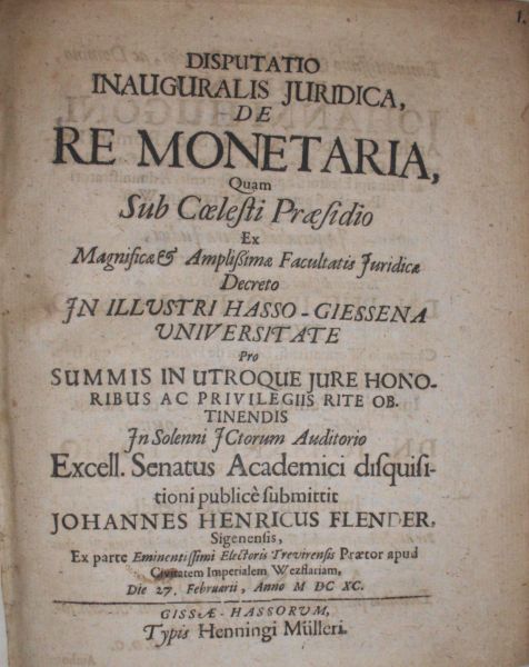 BIBLIOPHILE WERKE FLENDER, J.H.