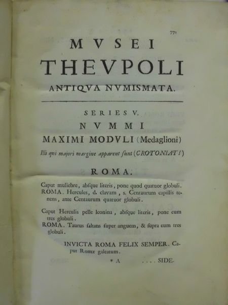 BIBLIOPHILE WERKE TIEPOLO, L./ THEUPOLUS, F.