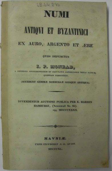 BIBLIOPHILE WERKE MONRAD, I.P.