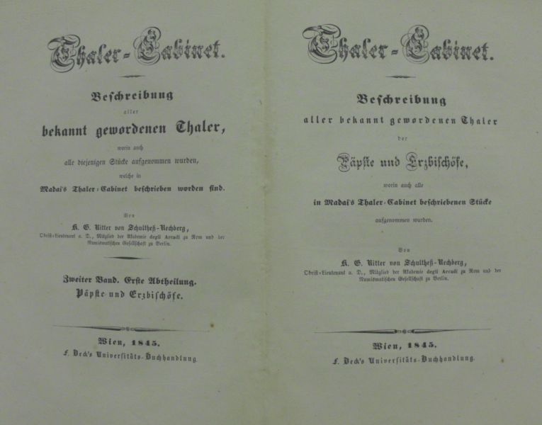 BIBLIOPHILE WERKE AMPACH, C.L. von