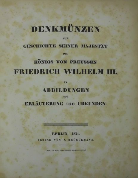 BIBLIOPHILE WERKE BRENNER, E. (1647-1717).