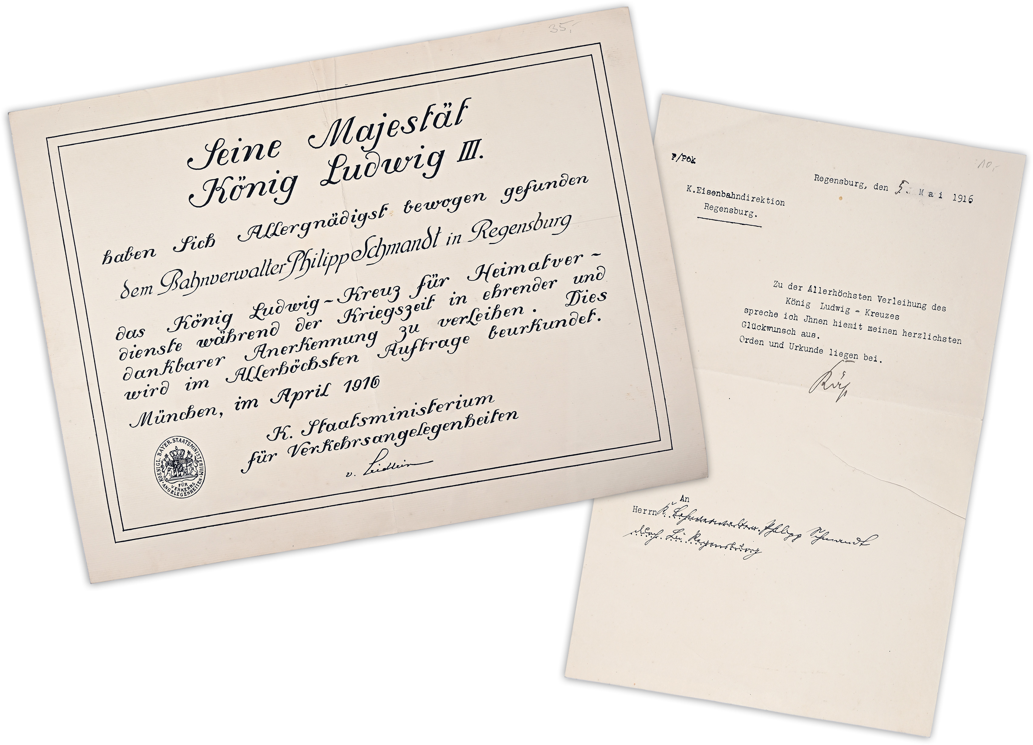 KURFÜRSTENTUM (BIS 1806) UND KÖNIGREICH (1806-1918) BAYERN