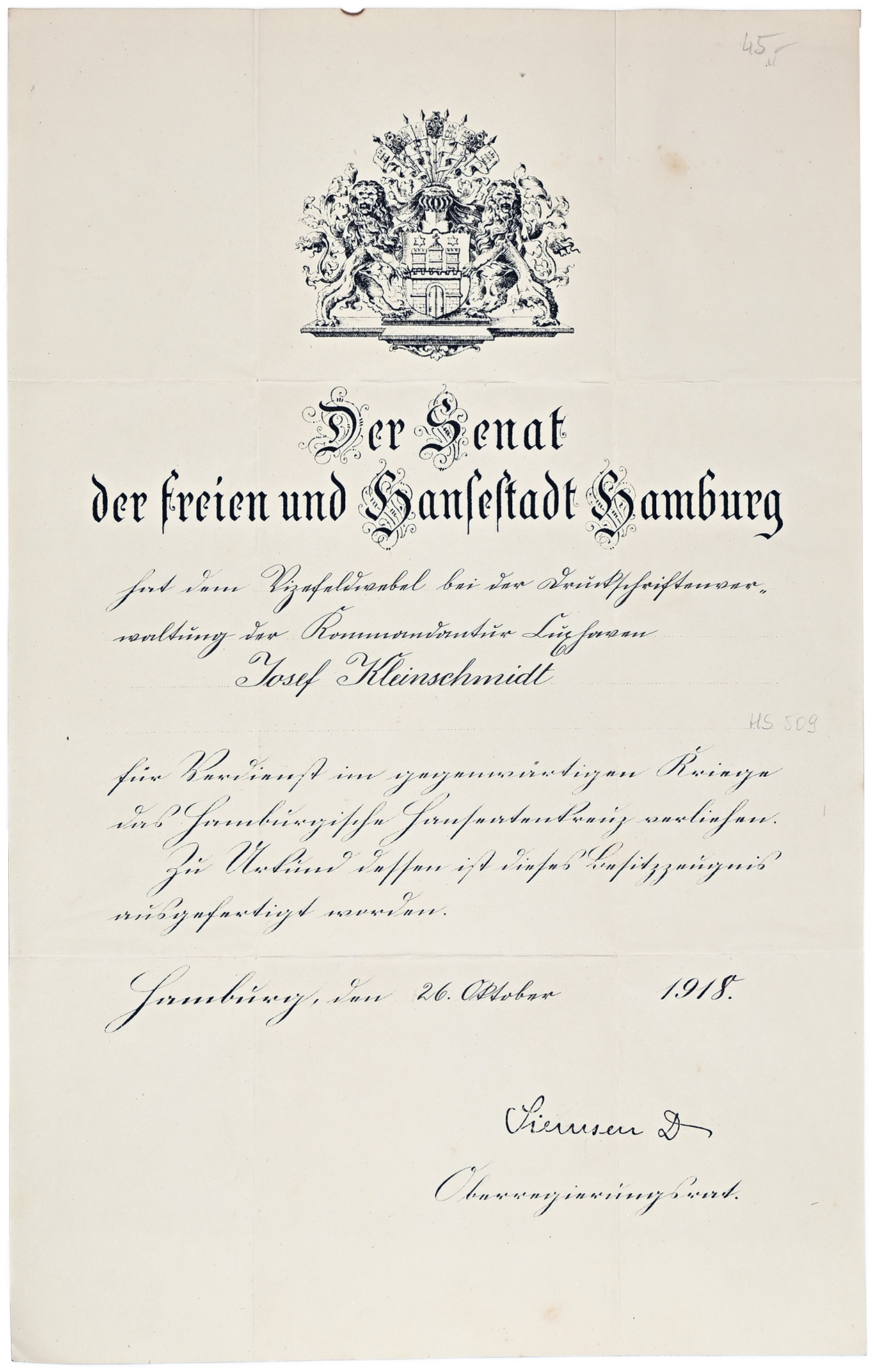 FREIE UND HANSESTADT HAMBURG (BIS 1806 UND SEIT 1814)