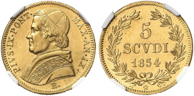 KIRCHENSTAAT/VATIKAN Pius IX., 1846-1878.