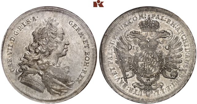 HERZOGTUM, SEIT 1623 KURFÜRSTENTUM, SEIT 1806 KÖNIGREICH Karl Albert, 1726-1745.