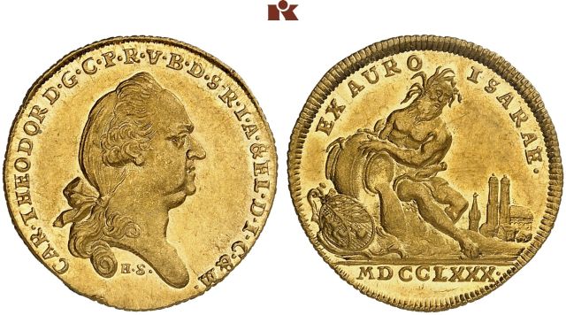 HERZOGTUM, SEIT 1623 KURFÜRSTENTUM, SEIT 1806 KÖNIGREICH Karl Theodor, 1777-1799.