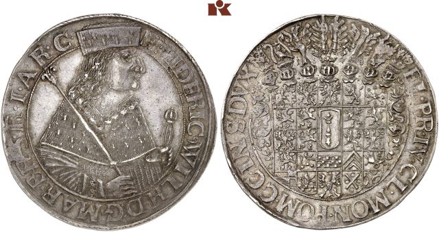 BRANDENBURG, MARKGRAFSCHAFT, SEIT DEM 14. JAHRHUNDERT KURFÜRSTENTUM Friedrich Wilhelm, der Große Kurfürst, 1640-1688.