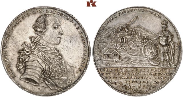 FÜRSTENTUM Joseph Wenzel, 1762-1783.