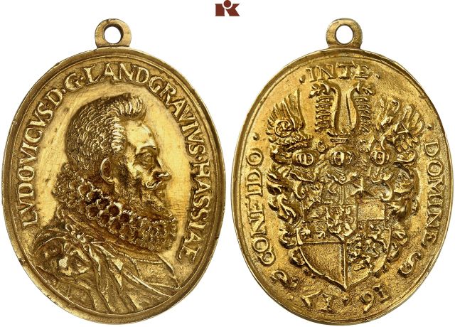 HESSEN-DARMSTADT, LANDGRAFSCHAFT, SEIT 1806 GROSSHERZOGTUM Ludwig V., 1596-1626.