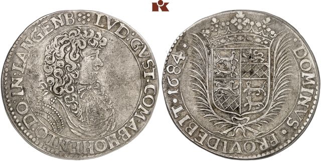 HOHENLOHE-SCHILLINGSFÜRST, GRAFSCHAFT, SEIT 1744 FÜRSTENTUM Ludwig Gustav, 1635-1697.