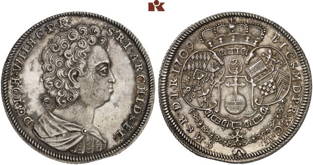 JÜLICH-BERG, HERZOGTUM Johann Wilhelm II., 1679-1716.