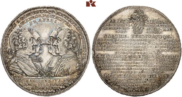 FÜRSTENTUM Franz Hugo, 1737-1771 und seine Brüder.