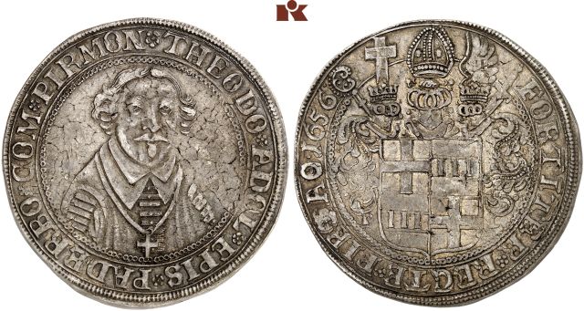 BISTUM Dietrich Adolf von der Recke, 1650-1660.