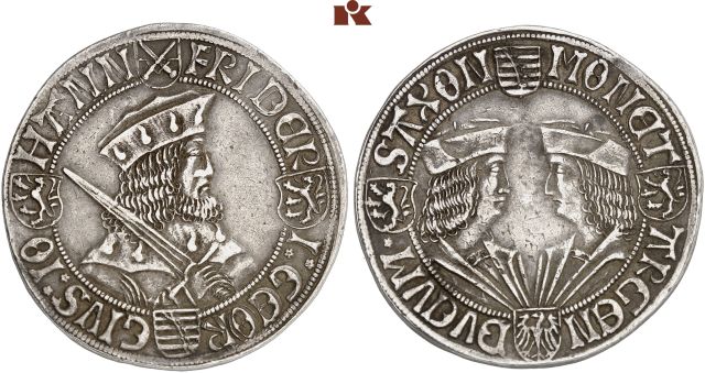SACHSEN, KURFÜRSTENTUM Friedrich III. der Weise, Georg und Johann, 1500-1507.