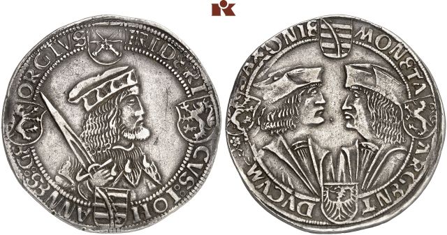 SACHSEN, KURFÜRSTENTUM Friedrich III. der Weise, Johann und Georg, 1507-1525.