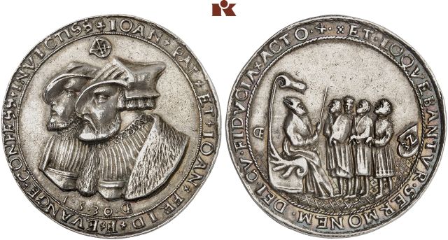 SACHSEN, KURFÜRSTENTUM Johann der Beständige und Johann Friedrich der Großmütige, 1530-1532.