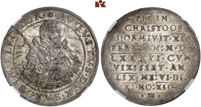 SACHSEN, KURFÜRSTENTUM August, 1553-1586.