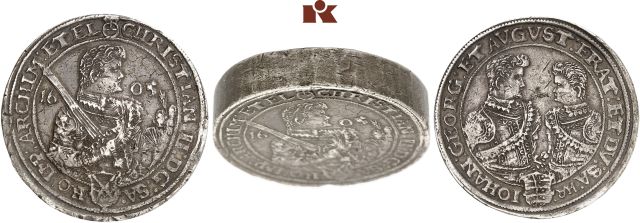 SACHSEN, KURFÜRSTENTUM Christian II., Johann Georg I. und August, 1591-1611.