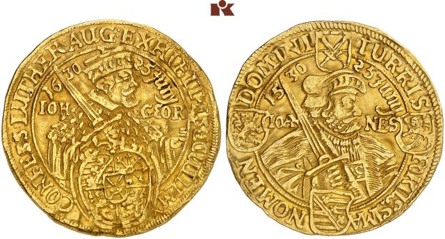 SACHSEN, KURFÜRSTENTUM Johann Georg I., 1615-1656.