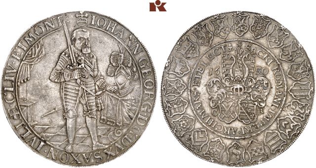 SACHSEN, KURFÜRSTENTUM Johann Georg I., 1615-1656.