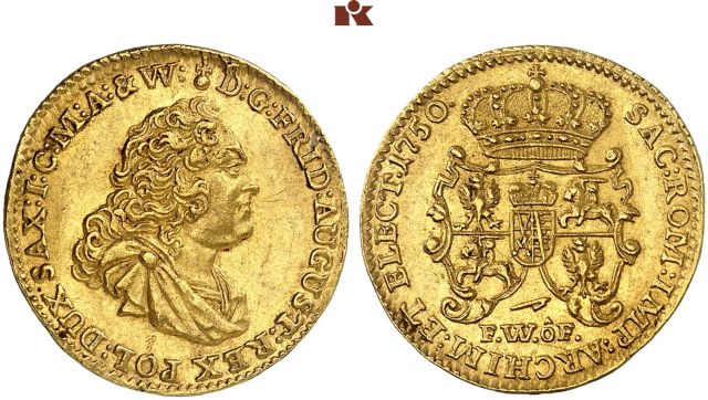 SACHSEN, KURFÜRSTENTUM Friedrich August II., 1733-1763.