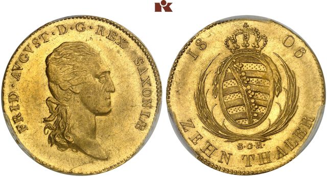 SACHSEN, KÖNIGREICH Friedrich August I., 1806-1827.