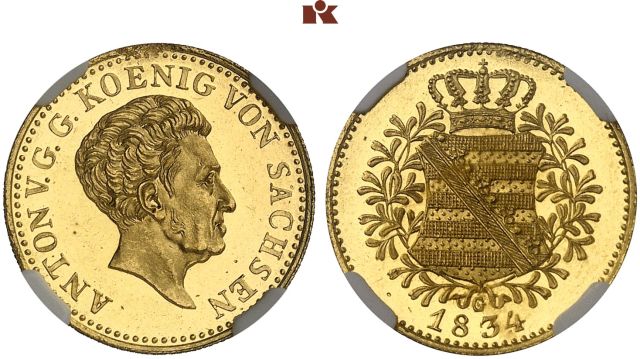 SACHSEN, KÖNIGREICH Anton, 1827-1836.