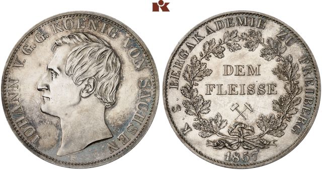 SACHSEN, KÖNIGREICH Johann, 1854-1873.
