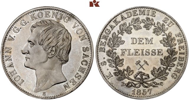 SACHSEN, KÖNIGREICH Johann, 1854-1873.