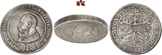 SACHSEN, HERZOGTUM (Ernestiner nach dem Verlust der Kurwürde) Johann Friedrich I. der Großmütige als Herzog, 1552-1554.