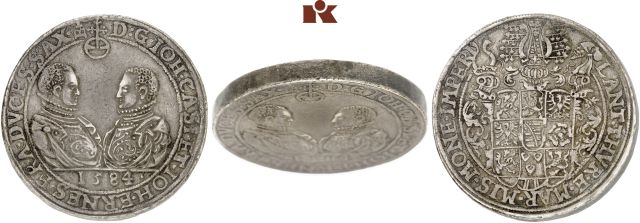 SACHSEN-COBURG-EISENACH, HERZOGTUM Johann Casimir und Johann Ernst, 1572-1633.