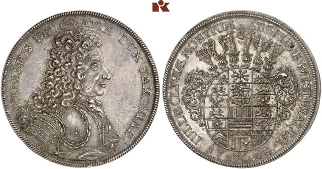 SACHSEN-HILDBURGHAUSEN, HERZOGTUM Ernst, 1680-1715.