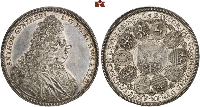 SCHWARZBURG-ARNSTADT, GRAFSCHAFT Anton Günther II., 1666-1716.