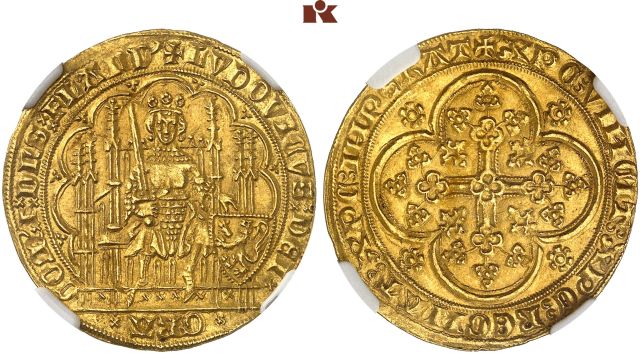FLANDERN Ludwig von Male, 1346-1384.